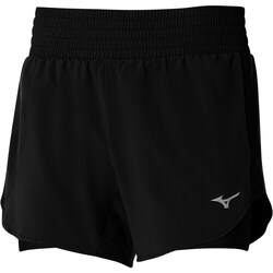 textil Mujer Shorts / Bermudas Mizuno 2in1 4.5 Short (w) Negro
