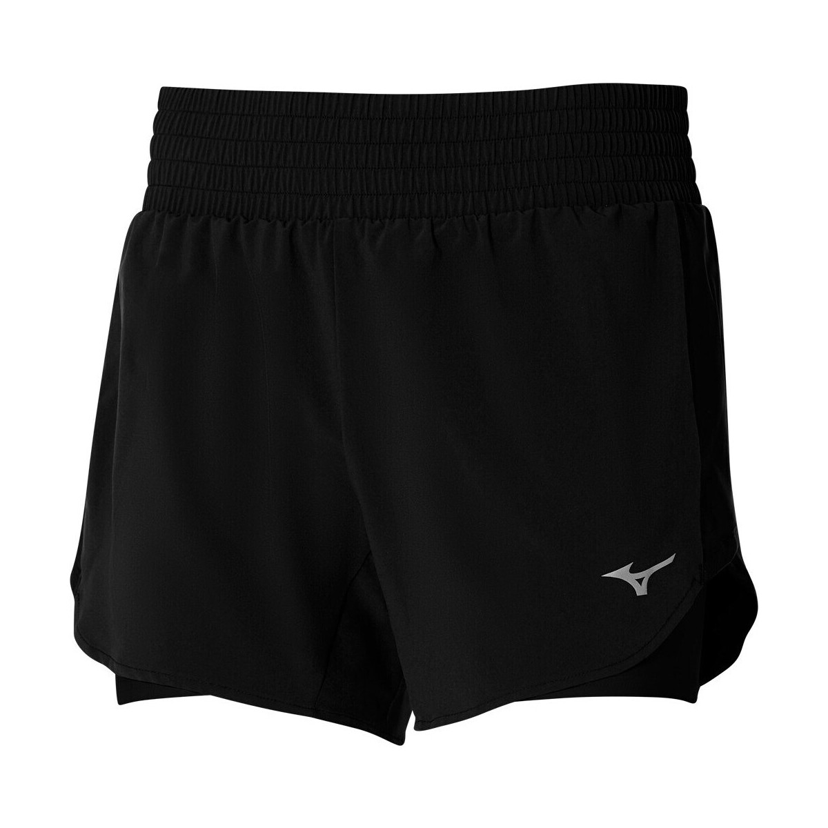 textil Mujer Shorts / Bermudas Mizuno 2in1 4.5 Short (w) Negro