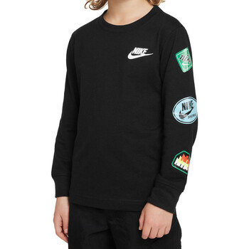 textil Niño Camisetas manga larga Nike 86L833 Negro