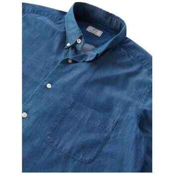 Woolrich Camisa Classic Chambray Hombre Bleached Indigo Azul