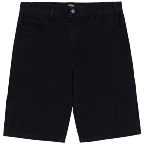 textil Hombre Shorts / Bermudas Dickies Pantalones cortos Duck Canvas Hombre Stone Washed Black Negro
