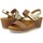 Zapatos Mujer Sandalias Interbios 5635 Oro