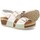 Zapatos Mujer Sandalias Interbios 5812 Blanco
