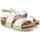 Zapatos Mujer Sandalias Interbios 5812 Blanco