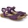 Zapatos Mujer Sandalias Interbios 4458 Violeta