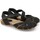 Zapatos Mujer Sandalias Interbios 4456 Negro