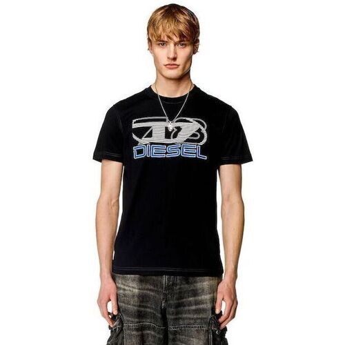 textil Hombre Tops y Camisetas Diesel A12502 0GRAI T-DIEGORK74-9XX Negro
