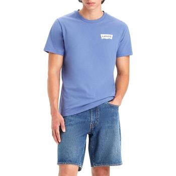 textil Hombre Camisetas manga corta Levi's GRAPHIC CREWNECK TEE SSNL BW Azul