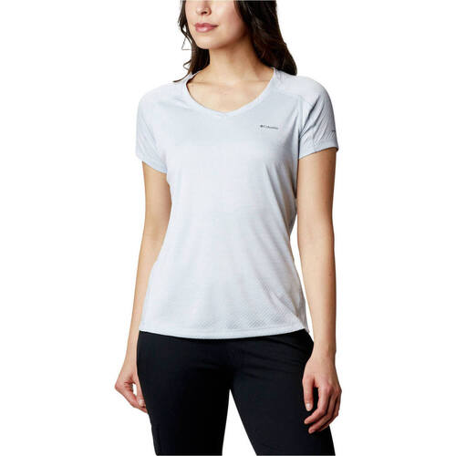 textil Mujer Camisetas manga corta Columbia Zero Rules Short Sleeve Shirt Gris