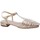 Zapatos Mujer Sandalias Miss Unique Sandalo Donna Oro 53443 Oro