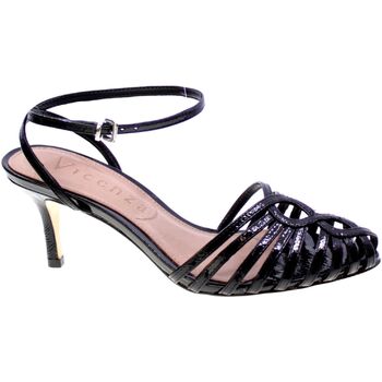 Zapatos Mujer Sandalias Vicenza Sandalo Donna Nero 1957003 Negro
