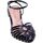 Zapatos Mujer Sandalias Vicenza Sandalo Donna Nero 1957003 Negro