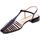 Zapatos Mujer Sandalias Miss Unique Sandalo Donna Nero 53443 Negro
