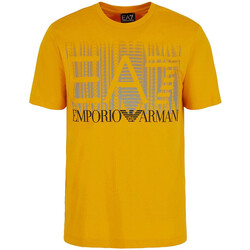 textil Hombre Camisetas manga corta Emporio Armani EA7 3DPT44-PJ02Z Amarillo