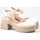 Zapatos Mujer Derbie & Richelieu Gaimo Sandalias de Esparto  Dica Pharos Marfil Blanco