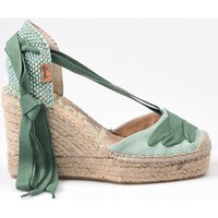 Zapatos Mujer Derbie & Richelieu Vidorreta Alpargatas  Campesina 12988 Lona Verde Verde