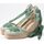 Zapatos Mujer Derbie & Richelieu Vidorreta Alpargatas  Campesina 12988 Lona Verde Verde