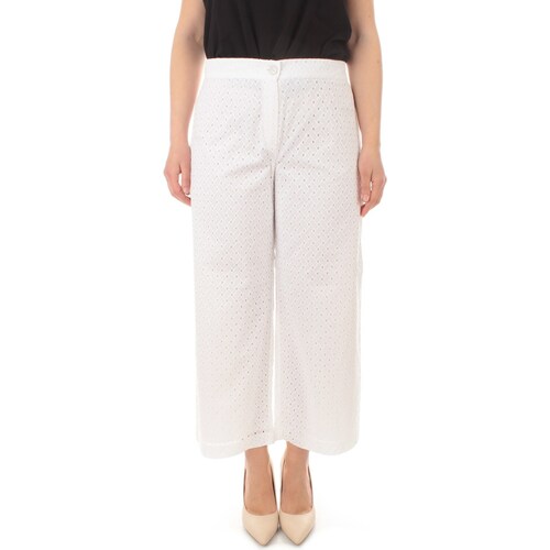 textil Mujer Pantalones con 5 bolsillos Persona By Marina Rinaldi 24131312126 Blanco