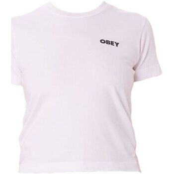 Obey Camiseta Visual Studios Mujer White Blanco