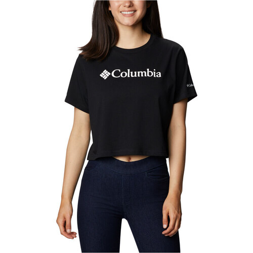 textil Mujer Camisetas manga corta Columbia North Cascades Cropped Tee Negro