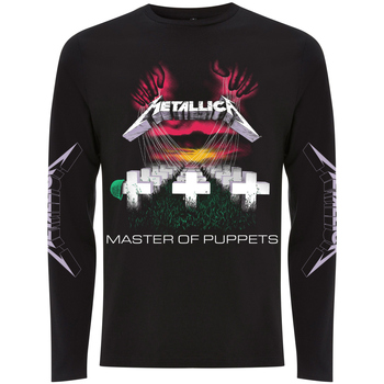 textil Camisetas manga larga Metallica Master Of Puppets Negro