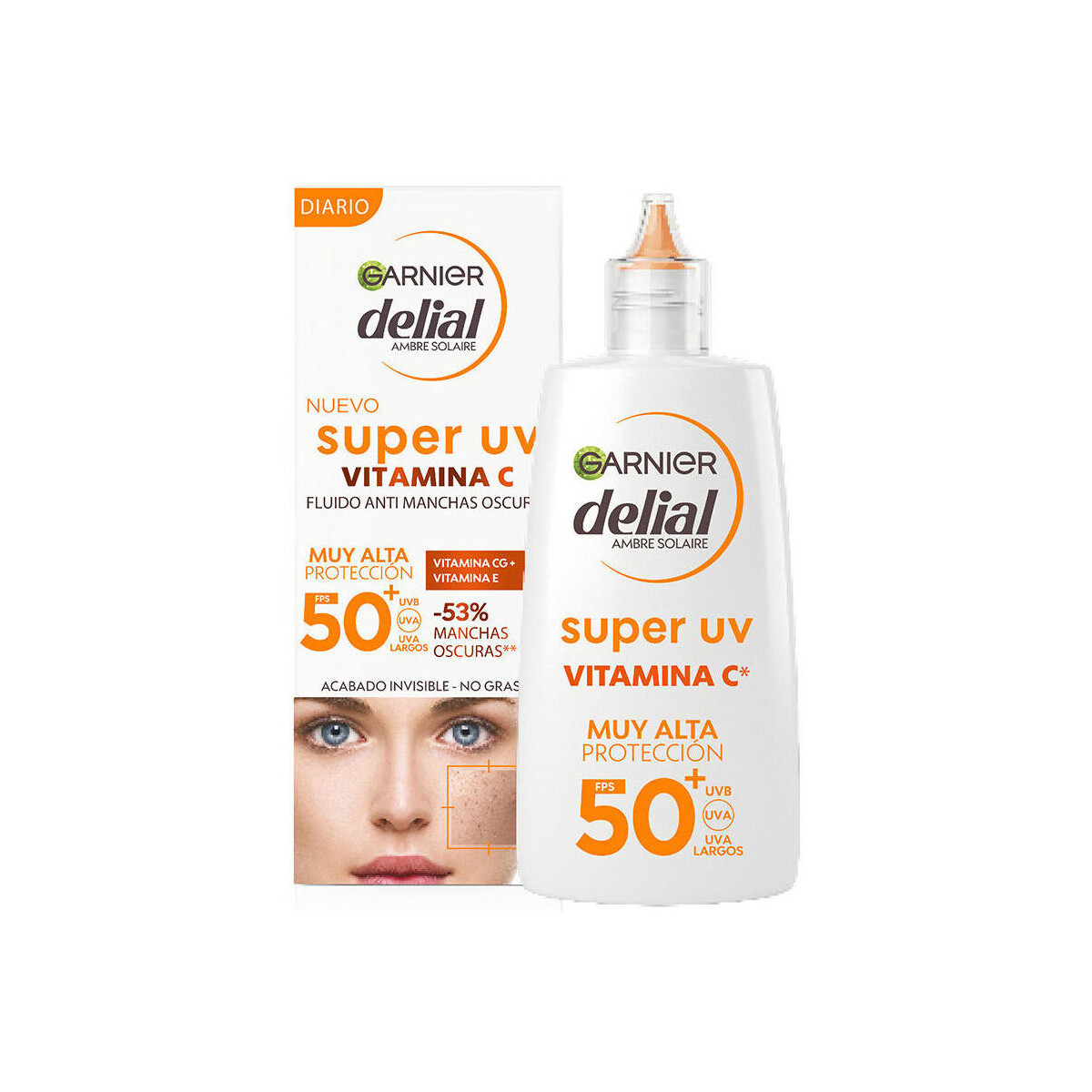 Belleza Cuidados especiales Garnier Delial Super Uv Vitamina C Anti-manchas Spf50+ 