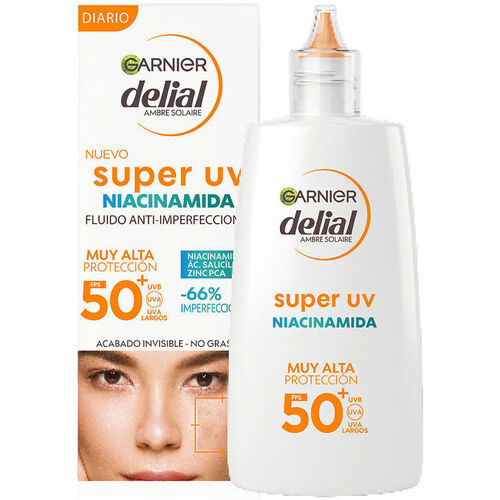 Belleza Hidratantes & nutritivos Garnier Delial Super Uv Niacinamida Anti-imperfecciones Spf50+ 