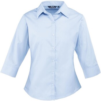 textil Mujer Camisas Premier PR305 Azul