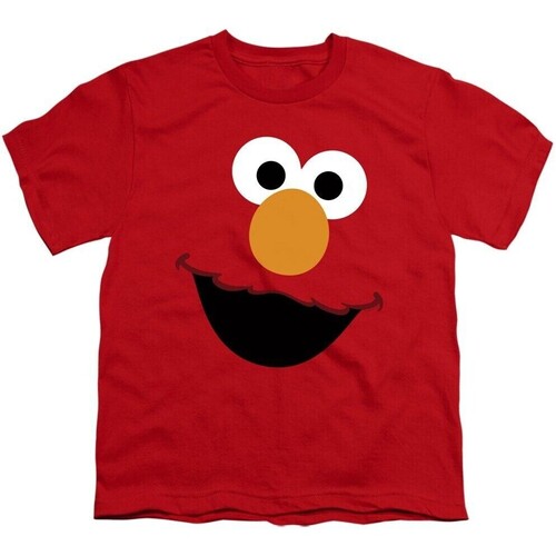 textil Niños Camisetas manga corta Sesame Street TV2862 Rojo