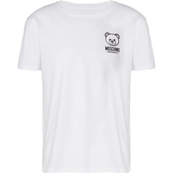 textil Hombre Camisas manga larga Moschino - Camiseta  Underbear con Avatar Toy Engomado Blanco
