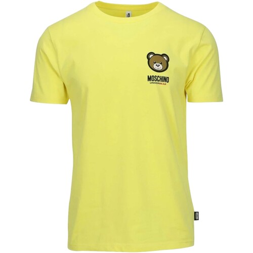 textil Hombre Camisas manga larga Moschino - Camiseta  Underbear Toy Amarillo