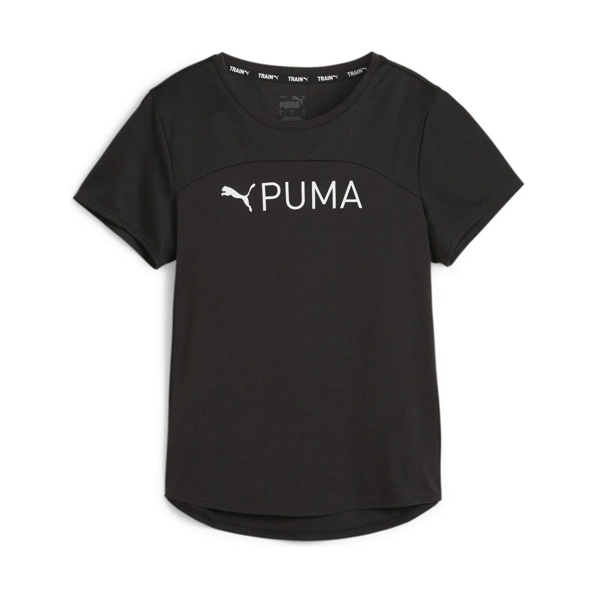 textil Mujer Camisas Puma FIT LOGO ULTRABREATHE TEE Negro