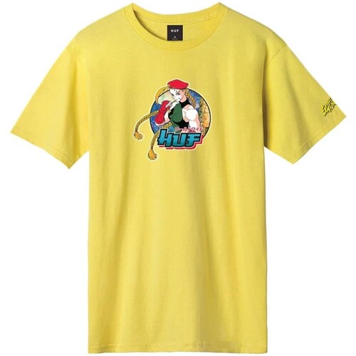 textil Hombre Camisetas manga corta Huf - Camiseta Cammy Street Fighter II Amarillo