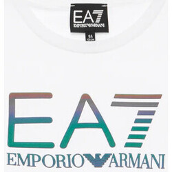 textil Niño Camisetas manga corta Emporio Armani EA7 3DBT53-BJ02Z Blanco