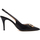 Zapatos Mujer Sandalias Twin Set Sling Back Oval T In Pelle Negro
