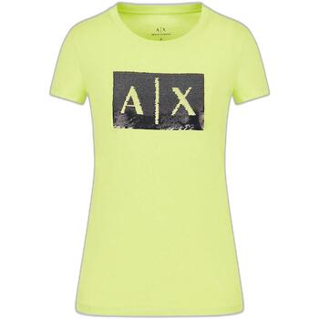 textil Mujer Camisetas manga corta EAX 8NYTDL YJ73Z Amarillo