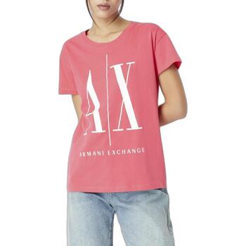 textil Mujer Camisetas manga corta EAX 8NYTCX YJG3Z Rosa