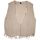 textil Mujer Chaquetas de punto Bsbee Chaleco Tortuga Mujer Sand Beige