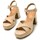 Zapatos Mujer Sandalias MTNG Sandalias Mujer BRITT 50655 Beige