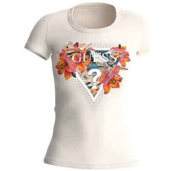 textil Mujer Tops y Camisetas Guess W4GI62 J1314-G012 Blanco
