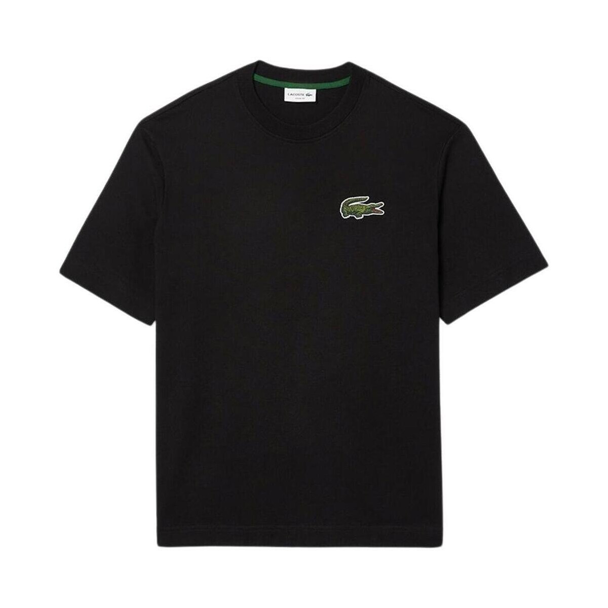 textil Camisetas manga corta Lacoste TEE-SHIRT TH0062-031 Negro