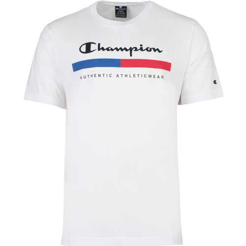 textil Hombre Polos manga corta Champion Crewneck T-Shirt bloq Blanco