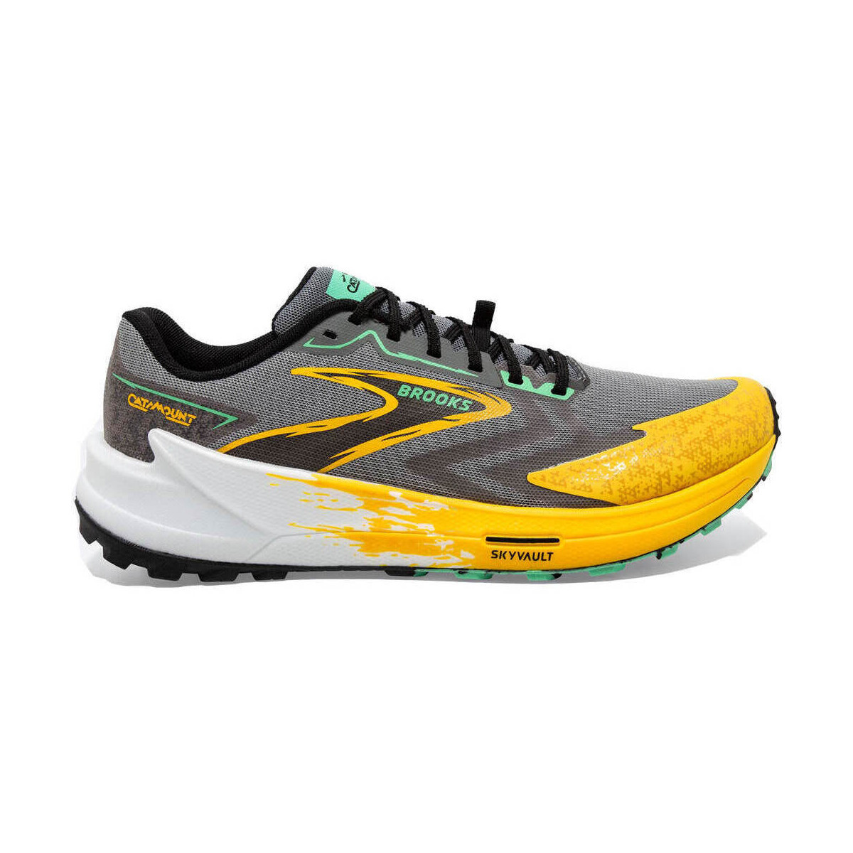 Zapatos Hombre Running / trail Brooks Catamount 3 Gris