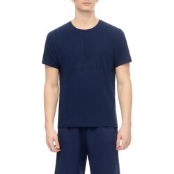 textil Hombre Camisetas manga corta Emporio Armani 211818 4R485 - Hombres Azul