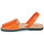 Zapatos Mujer Sandalias Minorquines AVARCA Naranja
