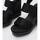 Zapatos Mujer Sandalias Calvin Klein Jeans WEDGE SANDAL WEBBING IN MR Negro