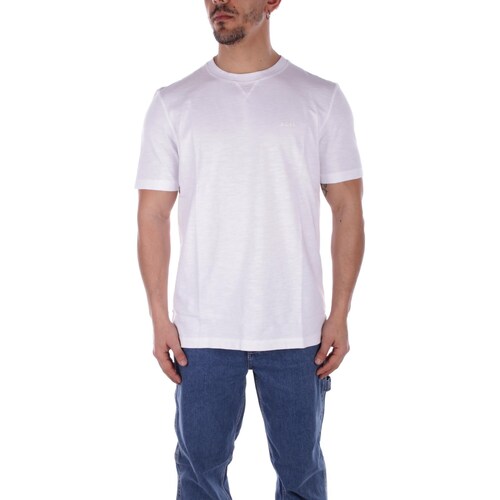 textil Hombre Camisetas manga corta BOSS 50511158 Blanco