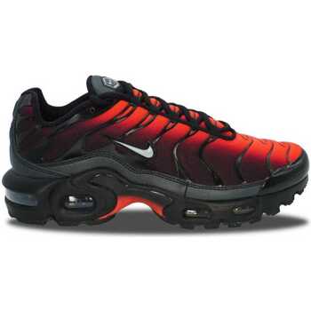 Zapatos Niño Zapatillas bajas Nike Air Max Plus TN Black Crimson Negro