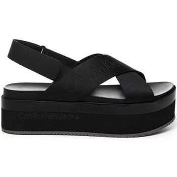 Zapatos Mujer Chanclas Calvin Klein Jeans YW0YW01362 0GT Negro