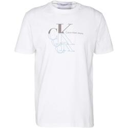 textil Hombre Camisetas manga corta Calvin Klein Jeans J30J325352 YAF Blanco